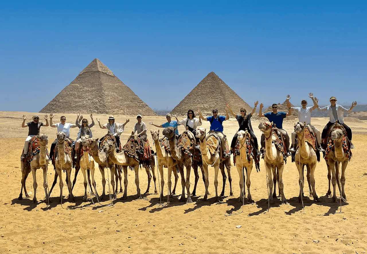 Pyramids, Camels & Sphinx, OH MY!!